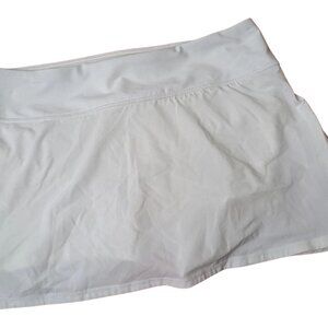 Lululemon Skirt Size 8 White Play Off the Pleats Mid Rise Skirt Tennis Active